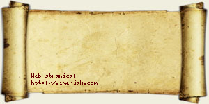 Danica Ristić vizit kartica